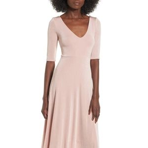 Shine Cross Back Midi Dress